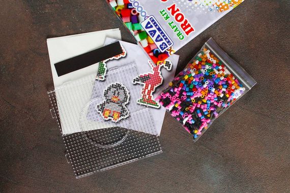 Магніти з термомозаїки "Птахи" (TM-005) набір для творчості | Зображення 1