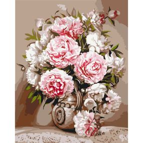 Картина по номерам "Нежные пионы" Art Craft 13141-AC 40х50 см