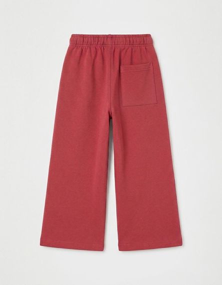 Дитячі теплі широкі спортивні штани для дівчинки Green Cotton 116 см Рожеві (25111298) | Зображення 1