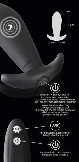 Анальна вібропробка КАЧЕЛІ Sex Aura | Зображення 5