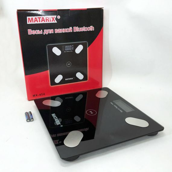 Ваги для визначення маси тіла MATARIX MX-454 App, Ваги для дому, Електронні NE-972 ваги підлогові | Зображення 2