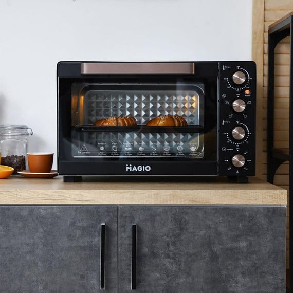 Мини печка Magio MG-251 45 л, Електродуховки, Электропечь настольная, CJ-543 Электродуховки настольные | Зображення 4