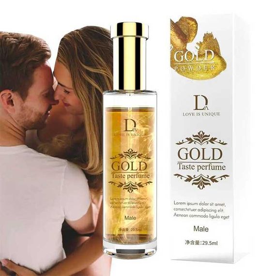 Інтимні парфуми для чоловіків "Gold Powder" з феромонами та золотим порошком 29,5 мл