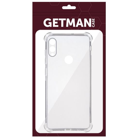 TPU чохол GETMAN Ease logo посилені кути Full Camera для Huawei Honor 8X Безбарвний (прозорий) | Зображення 3