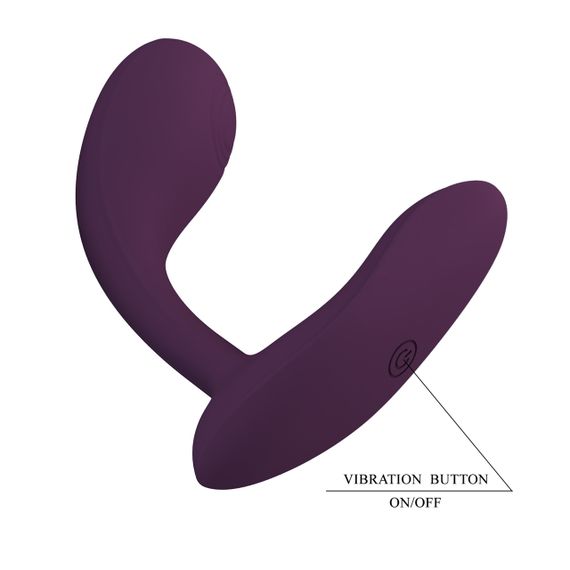 Вібратор PRETTY LOVE Baird Purple, 12 vibration functions Mobile APP Long-distance Control Sex Aura | Зображення 5