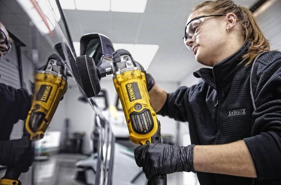 Полірувальна мережева машина 180мм DeWALT DWP849X | Зображення 8