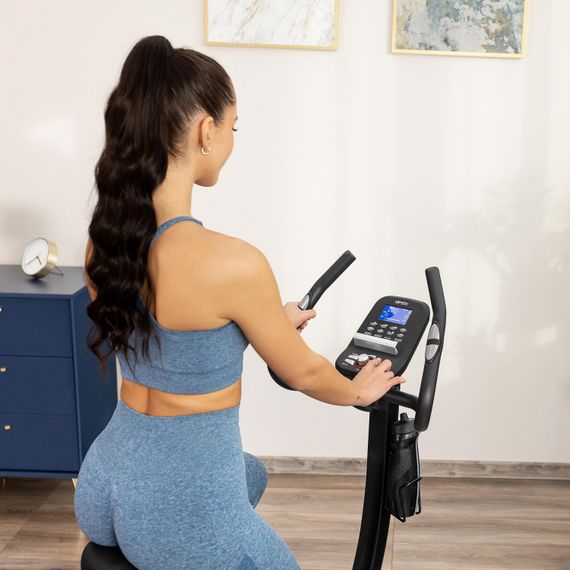 Велотренажер Gymtek XB4000 iConsole+ электромагнитный синий | Зображення 3