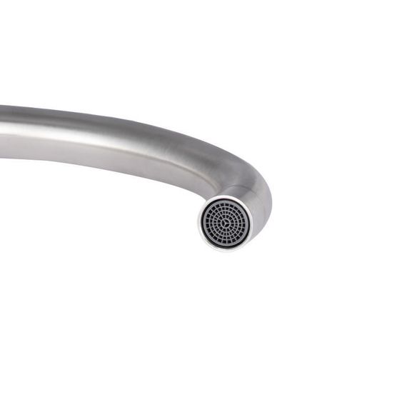 Смеситель для кухни Lidz Wind 013F двухвентильный LDWIN013FNKS43390 Nickel | Зображення 2