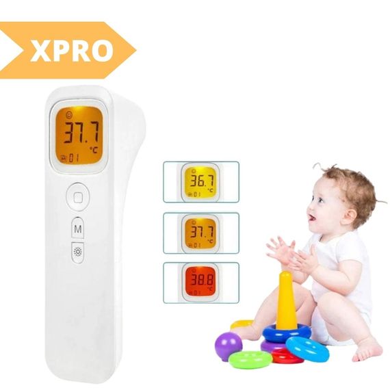Інфрачервоний безконтактний термометр XPRO Shun Da (WT001) (100), 32°C ~ 42,5°C, LCD дисплей, з пам'яттю (MER-14368_248)) | Зображення 1