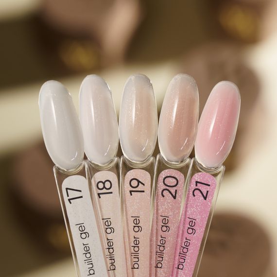 Гель для нарощення нігтів Valeri Builder Gel №20 (холодний рожевий з шимером) 15мл | Зображення 2