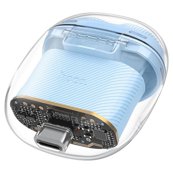 Беспроводные TWS наушники Hoco EW52 Lilly Blue | Зображення 1