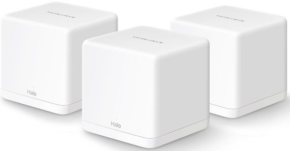 Маршрутизатор MercusysHALO H30 3PK AC1300 2xGE LAN/WAN MESH (HALO-H30G-3-PACK)