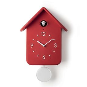 Настінні годинники з маятником Guzzini Home 16860255 24,8х12x39 см червоні