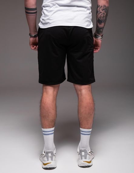 Мужские классические шорты трикотажные с карманами RA2246  цвет черный, размер М | Зображення 2