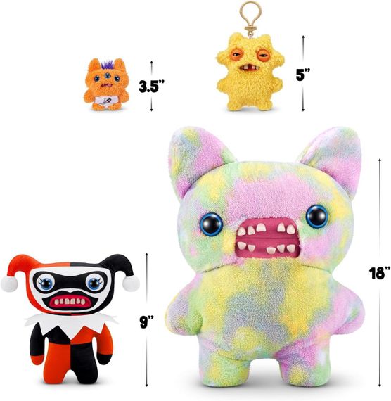 М'яка плюшева іграшка Фуглер Гарлі Квінн 23 см Fuggler Funny Ugly Monster Plush Harley Quinn by Zuru | Зображення 3