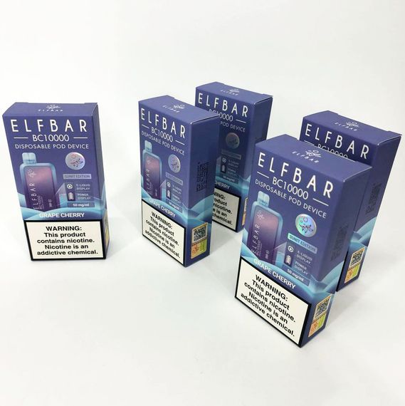 Elf Bar BC10000 смак Виноград Вишня (Grape Cherry) (ws25661-3) | Зображення 7