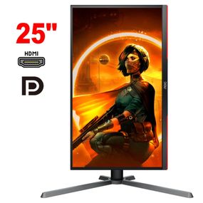 Монітор AOC 25G3ZM / 25" (1920x1080) IPS / 2x HDMI, 1x DP, 1x Audio / VESA 100x100 / Pivot б/в