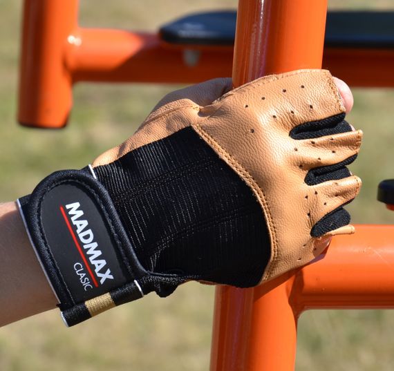 Рукавички для фітнесу MadMax MFG-248 Clasic Brown XL | Зображення 7