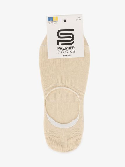 Слідки жіночі PremierSocks 14В35-8S 36-38 Світло-бежевий shop (4820203390885)