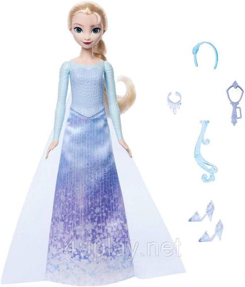 Лялька Ельза з аксесуарами Крути та прояви Крижане серце Elsa Disney Frozen Spin & Reveal | Зображення 1