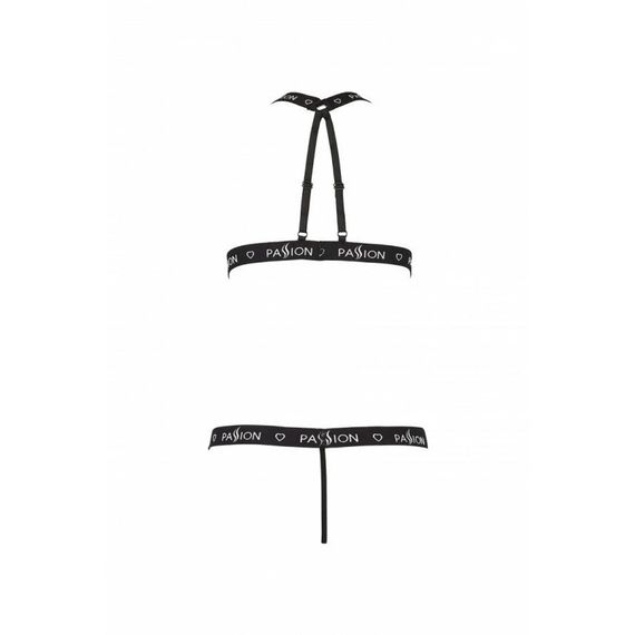 Напівпрозоре боді з вирізами Passion Exclusive Mirajane Body black XXL/XXXL, black | Зображення 5