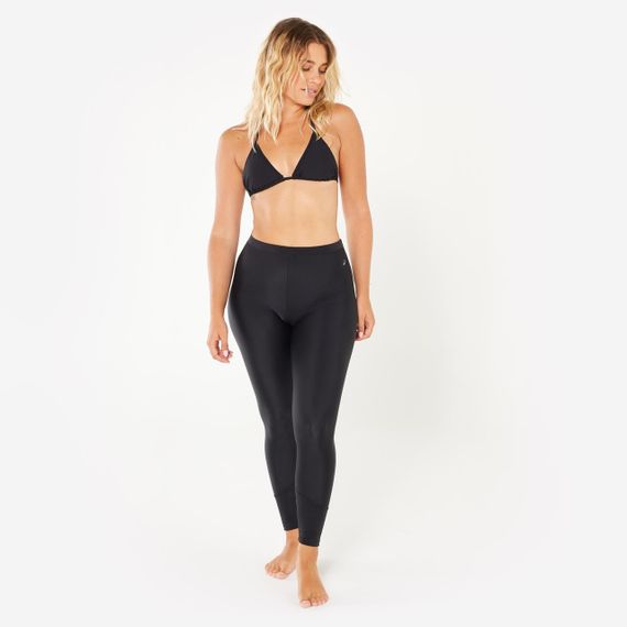 Легінси жіночі сонцезахисні для серфінгу чорні - 3XL | Зображення 1