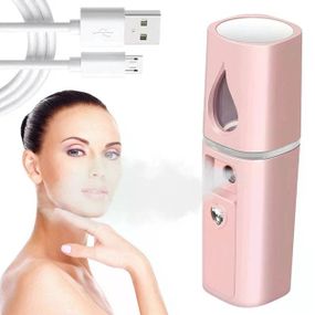 Портативный увлажнитель для лица Nano Mist Soraver AND MSK-3445 розовый
