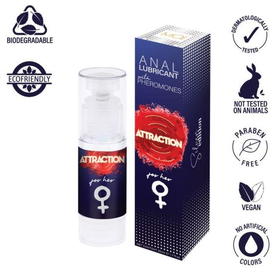 Анальний лубрикант з феромонами - MAI Attraction Anal Lubricant With Pheromones For Her, 50 мл sexstyle