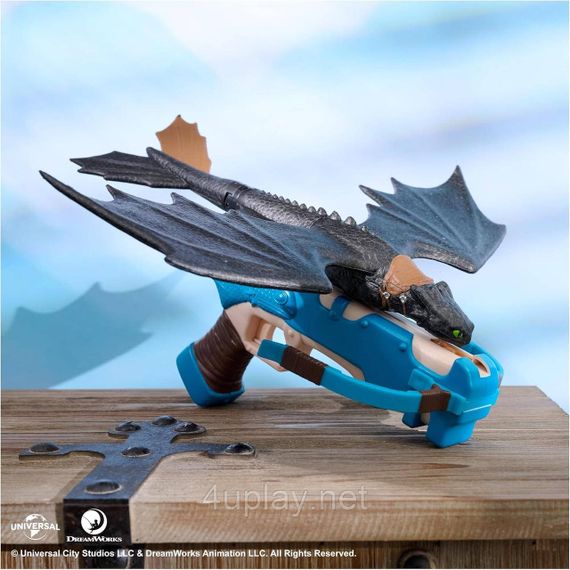 Ігровий набір Dreamworks Dragons Як приборкати дракона Арбалет для запуску Беззубика Оригінал | Зображення 2