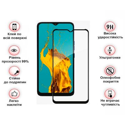 Стекло защитное BeCover Tecno Spark Go 2022 (KG5m) Black (708165) | Зображення 2