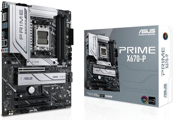 Материнcкая плата ASUS PRIME X670-P sAM5 X670 4xDDR5 M.2 DP HDMI ATX 90MB1BU0-M0EAY0 | Зображення 4