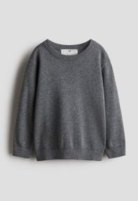 Дитячий светр для хлопчика H&M 98-104 см Темно-сірий (26010902B)