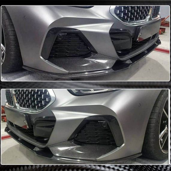 Накладка на передній бампер Карбон V5 (M-Sport) для BMW Z4 (G29) 2018- рр | Зображення 4