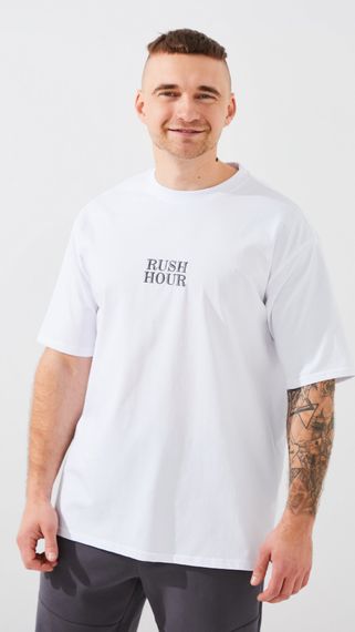 Футболка з принтом чоловіча GENUA G01222-0017 M Білий shop (2000999391439)