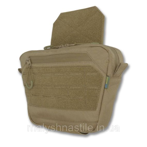 Сумка-напашник XL з балістичним пакетом 1 клас захисту Kiborg GU Сordura Coyote | Зображення 6
