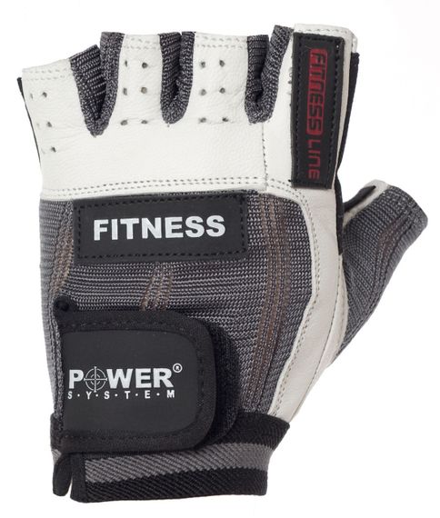 Рукавички для фітнесу Power System PS-2300 Fitness Grey/White S | Зображення 3