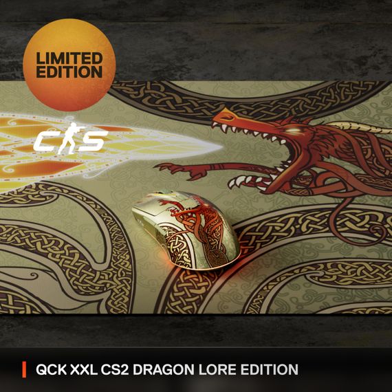 Ігрова поверхня SteelSeries Qck XXL CS2 Edition (Dragon Lore) | Зображення 6