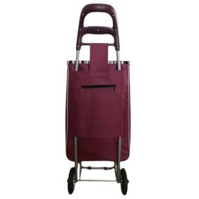 Сумка на коліщатках для покупокTrolley small Бордова