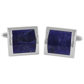 Запонки Lindenmann 10286 з содалітом