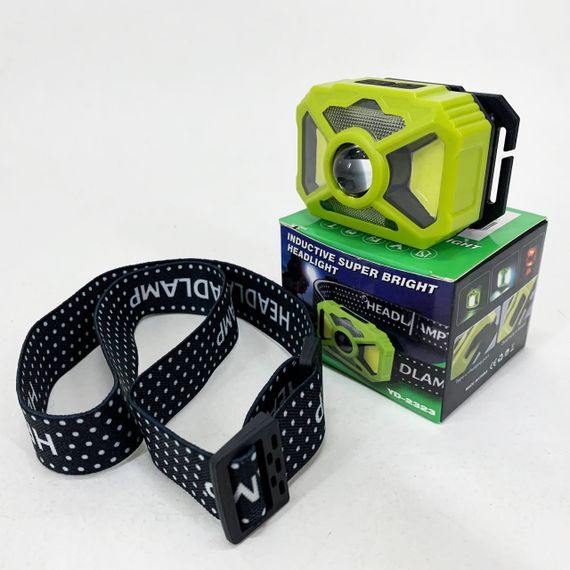 Фонарь налобный 2323-P50+SMD+COB (white/red) | Зображення 7