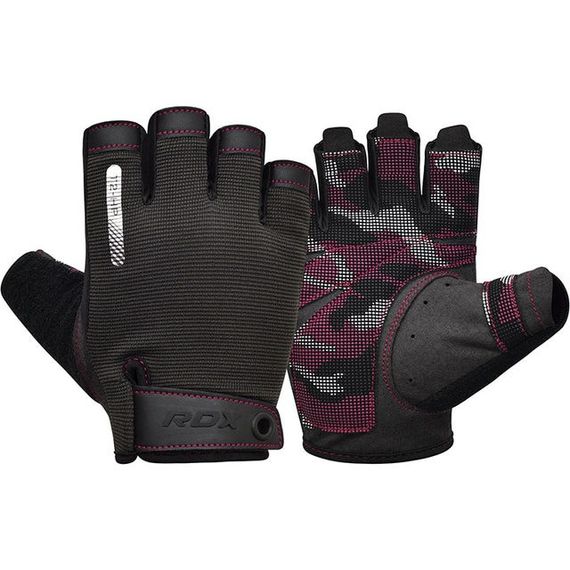 Рукавички для фітнесу RDX T2 Half Pink M