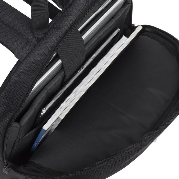 Рюкзак городской Rivacase 8065 Black 41х29х5.5 см черный | Зображення 4