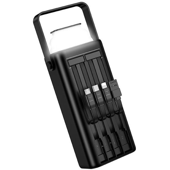 Портативний ЗП Power Bank Borofone BJ65 High 22.5W+PD20W with cable 30000 mAh Black | Зображення 5