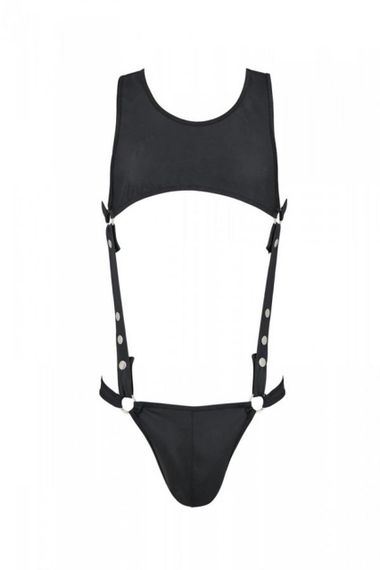 Боді чоловіче Passion ADAM 056 Black L/XL sexstyle | Зображення 2