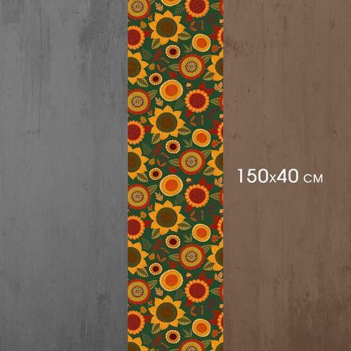 Доріжка на стіл Осінні соняшники 150x40 см (DR__24S007) | Зображення 2