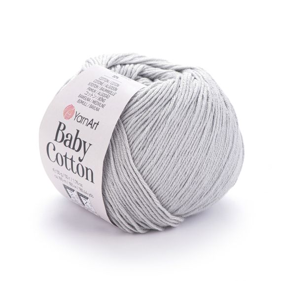 Пряжа YarnArt Baby Cotton No 451 (Ярнарт Бебі Коттон) 50 г / 165 м напівбавовна для дитячих речей та іграшок амігурумі
