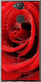 Чехол на Sony Xperia XA2 H4113 Красная роза "529u-1357-17620"