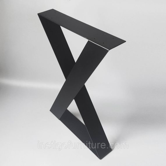 Комплект опор для стола из металла 500×104mm, H=730mm (Стальная пластина: 100x4,0mm) | Зображення 3
