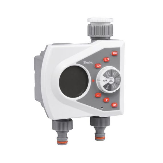 Контролер поливу Bradas WHITE LINE електронний 2-зонний WL-3134