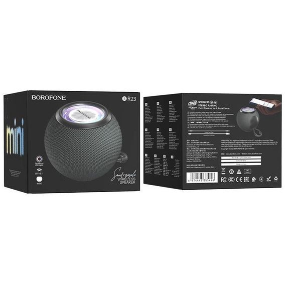 Bluetooth Колонка Borofone BR23 Sound ripple sports Black | Зображення 2